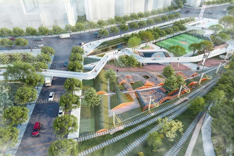 机车铁路工厂铁路遗址公园概念景观规划设