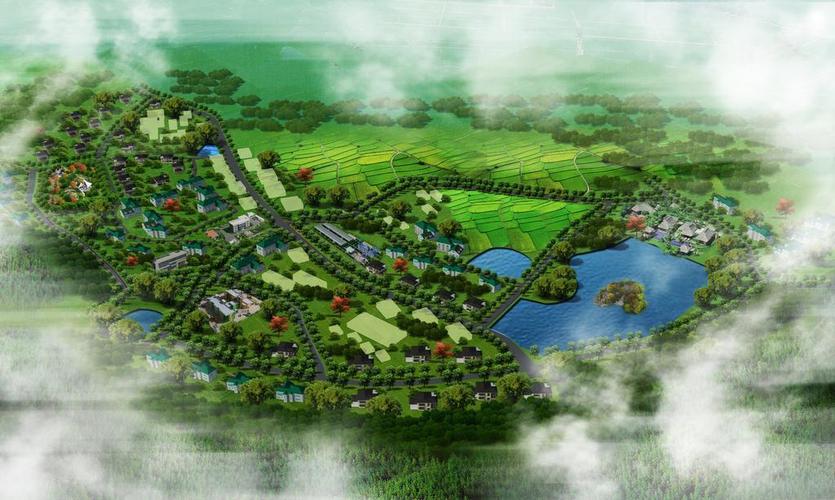 设计城市规划效果图背景图片